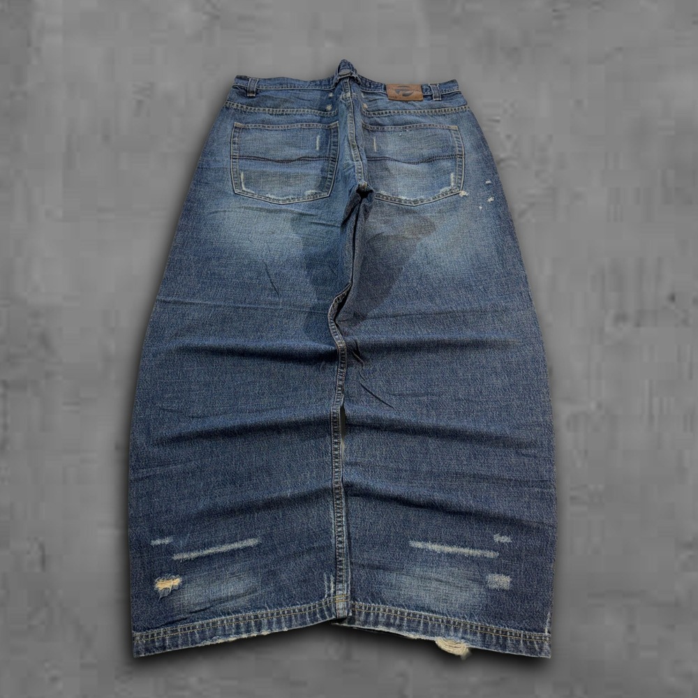Vintage 2000s Super Baggy Grunge Wide Leg Blue‎ Y2k Pepe Jeans
